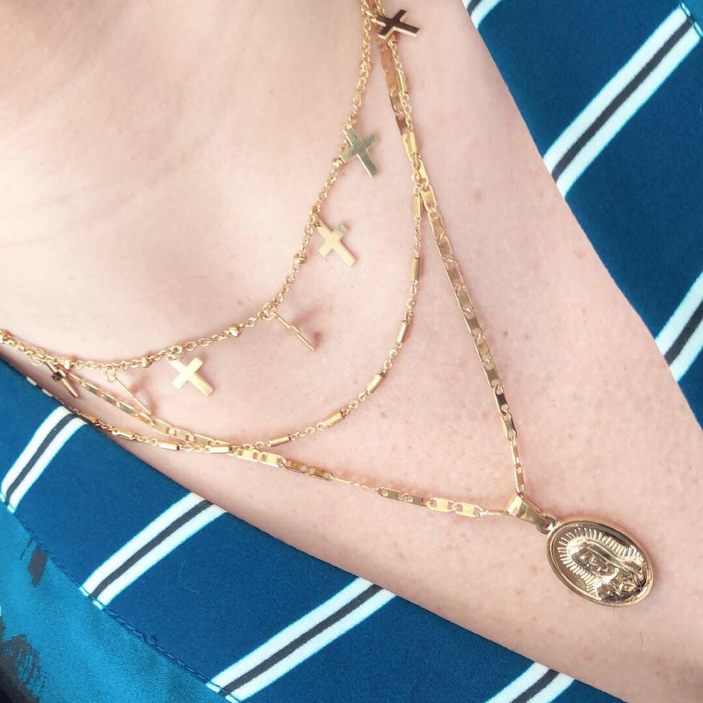 Stainless Steel necklace layers each sold separate